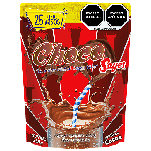 [CHOCO SAYES POLVO 350GR] Chocolate Choco Sayes en Polvo Bolsa 350gr