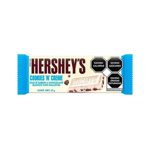 [HERSHEYS COOKIES 27GR] Chocolate Cookies&creme Hersheys 27gr