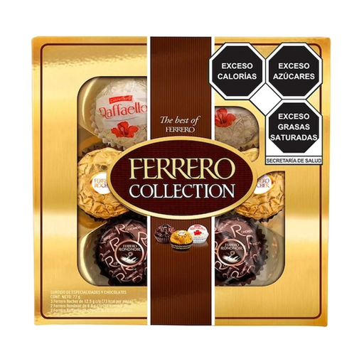 [CHOCOLATE FERRERO ROCHE SURTIDO 11PZ] Chocolate Ferrero Roche Surtido 11pz