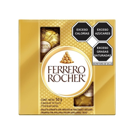 [FERRERO 4PZ] Chocolate Ferrero Rocher 12.5gr 4pz