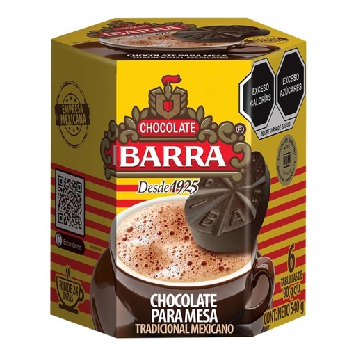 [IBARRA 6PZ] Chocolate Ibarra Tabilla 90gr 6pz