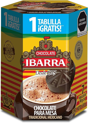 [IBARRA 630GR] Chocolate Ibarra Tablilla 630gr