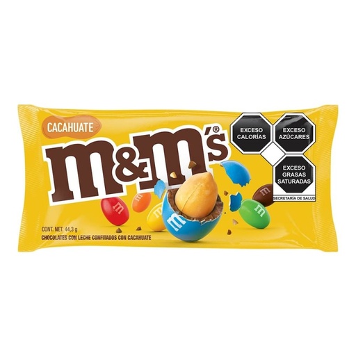 [M&M'S 44.3GR] Chocolate M&M's Cacahuate 44.3 gr
