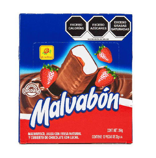 [CHOCOLATE MALVABON DE LA ROSA 12PZ] Chocolate Malvabon de la Rosa 12pz