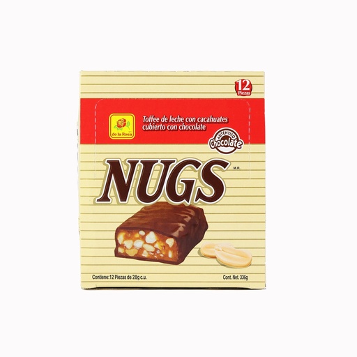 [CHOCOLATE NUGS DE LA ROSA 12PZ] Chocolate Nugs de la Rosa 12pz