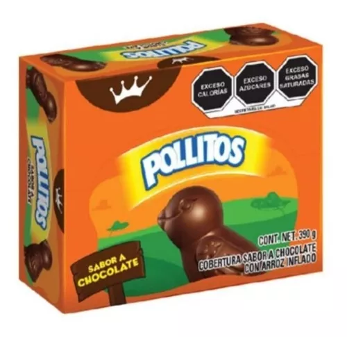 [CHOCOLATE POLLITOS 60PZ] Chocolate Pollitos 60pz