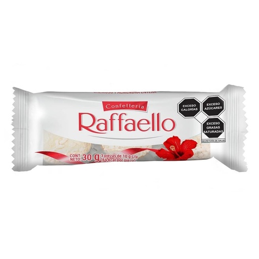 [RAFFAELLO 3PZ] Chocolate Raffaello Ferrero Cubierto con Coco Rayado 3pz