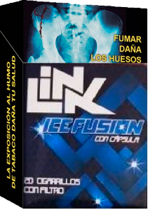 [LINK ICE FUSIÓN 20PZ] Cigarros Link Ice Fusion 20pz