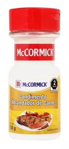 [MCCORMICK ABLANDADOR 155GR] Condimento McCormick Ablandador de Carne 155gr