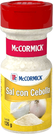 [MCCORMICK SAL/CEBOLLA 126GR] Condimento McCormick Sal con Cebolla 126gr