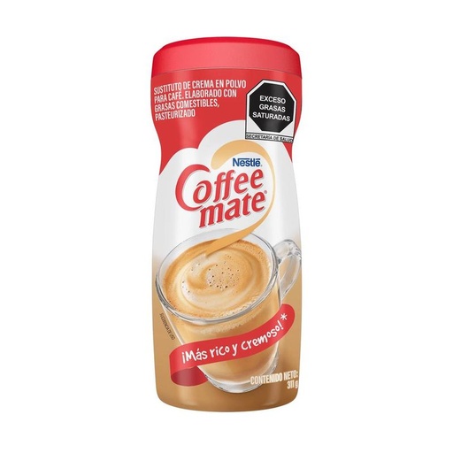 [COFFE MATE NESTLÉ 311GR] Crema Caffe Mate Nestlé para Café en Polvo 311gr