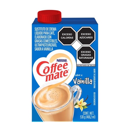[COFFE MATE NESTLÉ VAINILLA 468ML] Crema Coffe Mate Nestlé Vainilla para Café Líquida 468ml