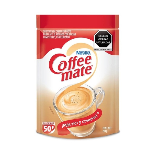 [COFFEE MATE 200GR] Crema Coffee Mate Nestlé para Café en Polvo 200gr