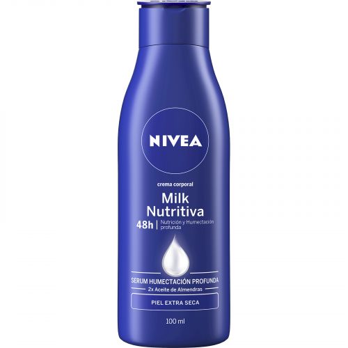 [NIVEA MILK NUTRITIVA 100ML] Crema Nivea Milk Nutritiva 100ml