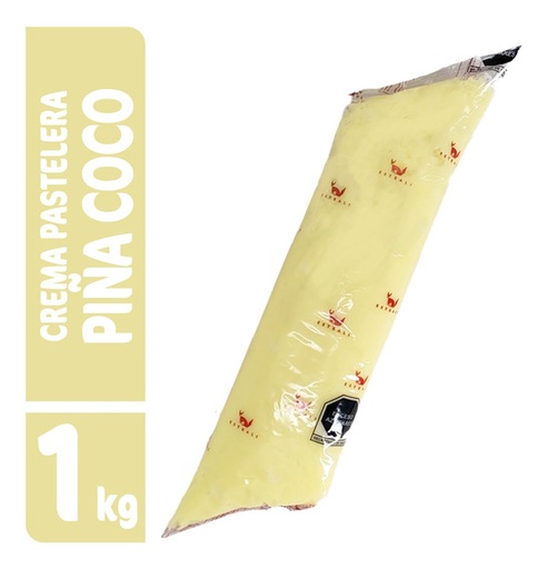 [ESTRALI PIÑA COCO 1KG] Crema Pastelera Estrali Piña Coco 1kg