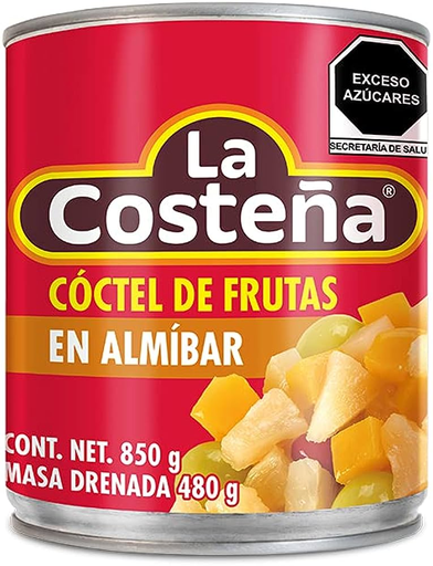 [COSTEÑA CÓCTEL 850GR] Cóctel de Frutas La Costeña en Almíbar 850gr