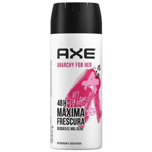 [AXE ANARCHY FOR HER 150ML] Desodorante Axe Anarchy For Her en Aerosol 150ml