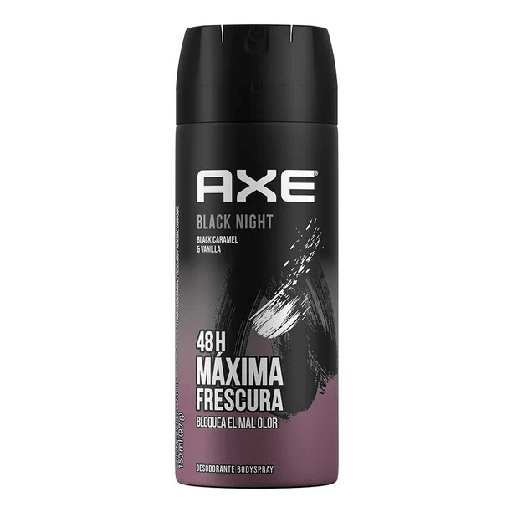 [AXE BLACK NIGHT 150ML] Desodorante Axe Black Night en Aerosol 150ml