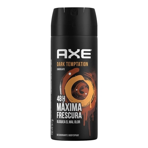 [AXE DARK 150ML] Desodorante Axe Dark Temptation Chocolate en Aerosol 150ml