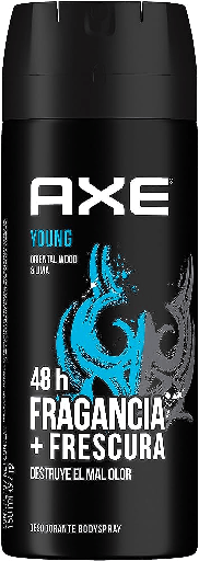 [AXE YOUNG 150ML] Desodorante Axe Young Oriental Wood & Lima en Aerosol 150ml
