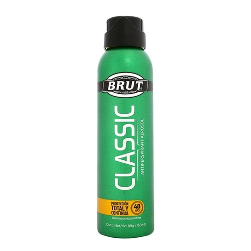 [BRUT AEROSOL 150ML] Desodorante Brut Classic en Aerosol 150ml