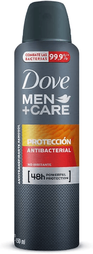 [DOVE MEN AEROSOL 150ML] Desodorante Dove Men + Care Antibacterial en Aerosol 150ml