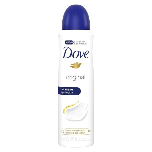 [DOVE AEROSOL 150ML] Desodorante Dove Original en Aerosol 150ml