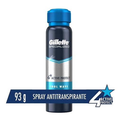 [GILLETTE COOL WAVE 150ML] Desodorante Gillette Cool Wave en Aerosol 150ml