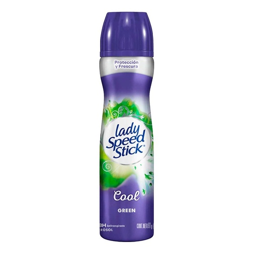[LADY STICK COOL GREEN 91GR] Desodorante Lady Speed Stick Cool Green en Aerosol 91gr