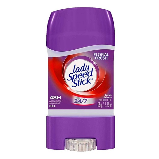 [LADY SPEED FLORAL GEL 65GR] Desodorante Lady Speed Stick Floral Fresh en Gel 65gr