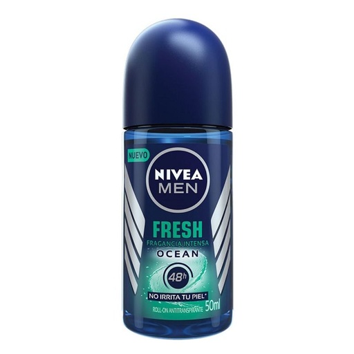 [NIVEA FRESH OCEAN ROLL-ON 50ML] Desodorante Nivea Men Fresh Ocean Roll-On 50ml