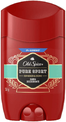 [OLD SPICE PURE 50GR] Desodorante Old Spice Pure Sport en Barra 50gr