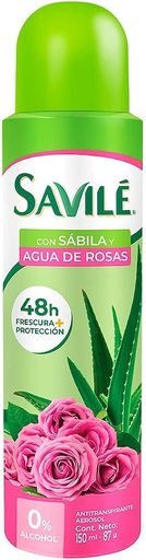 [SAVILÉ AGUA DE ROSAS 150ML] Desodorante Savilé Agua de Rosas en Aerosol 150ml