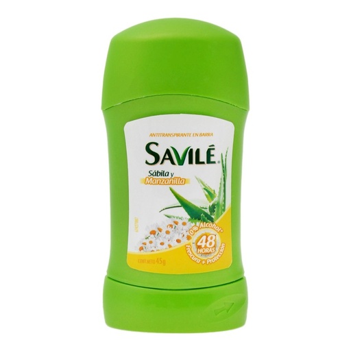 [SAVILÉ MANZANILLA BARRA 45GR] Desodorante Savilé Manzanilla en Barra 45gr
