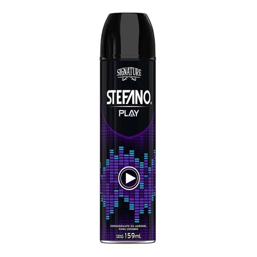 [STEFANO PLAY AEROSOL 159ML] Desodorante Stefano Play en Aerosol 159ml