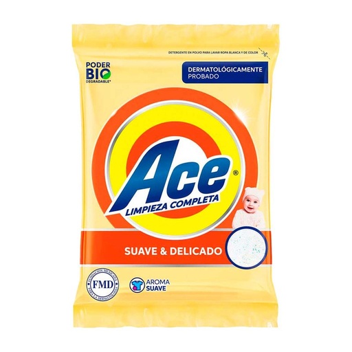 [ACE 750GR] Detergente Ace Suave & Delicado en Polvo 750gr