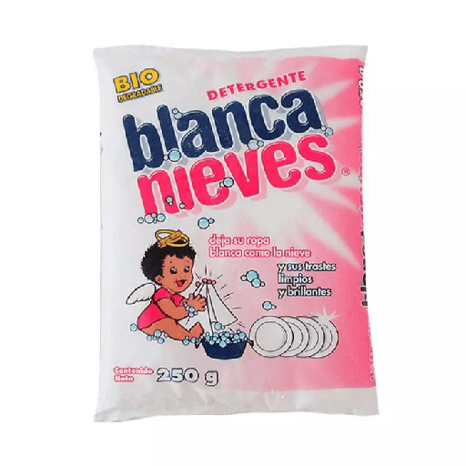 [BLANCA NIEVES 250GR] Detergente Blanca Nieves en Polvo 250gr