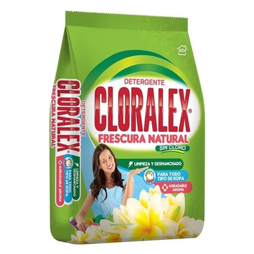 [CLORALEX FRESCURA NATURAL 900GR] Detergente Cloralex Frescura Natural en Polvo 900gr