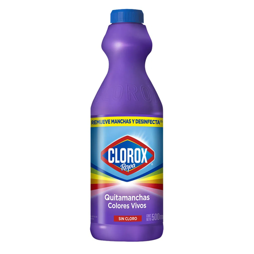 [CLOROX COLORES 500ML] Detergente Clorox Ropa Colores Líquido 500ml
