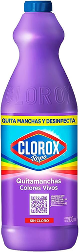 [CLOROX COLORES 930ML] Detergente Clorox Ropa Colores Líquido 930ml