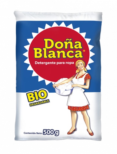 [DOÑA BLANCA 500GR] Detergente Doña Blanca en Polvo 500gr
