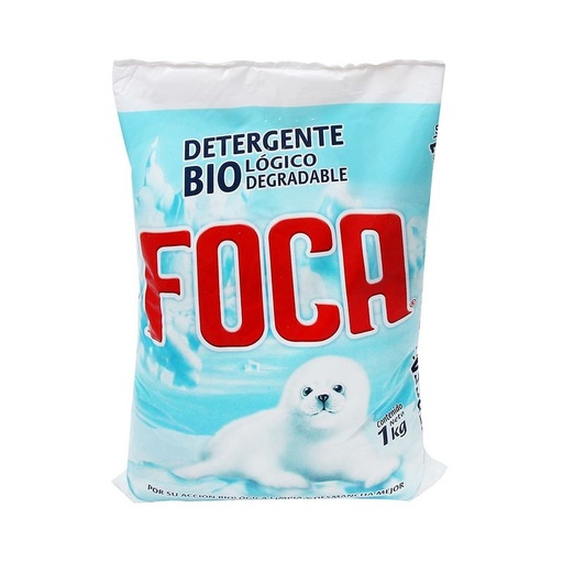 [FOCA 1KG] Detergente Foca en Polvo 1kg