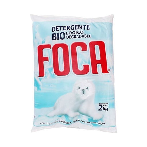 [FOCA 2KG] Detergente Foca en Polvo 2kg