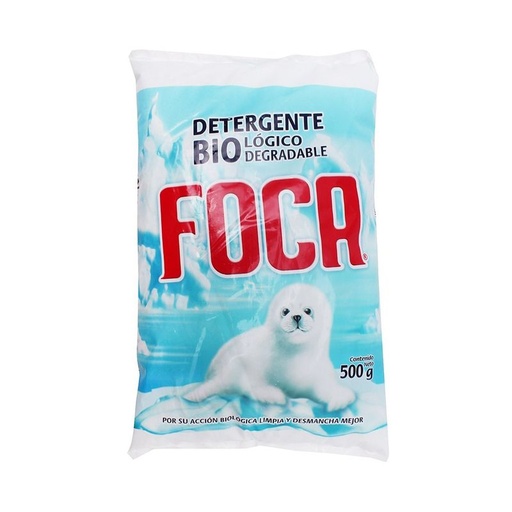 [FOCA 500GR] Detergente Foca en Polvo 500gr