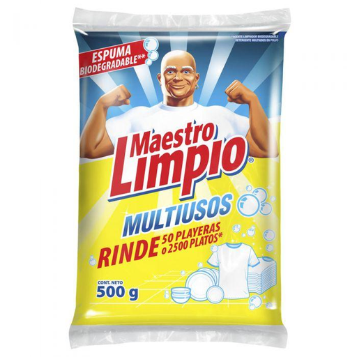 [MAESTRO LIMPIO 500GR] Detergente Maestro Limpio en Polvo 500gr