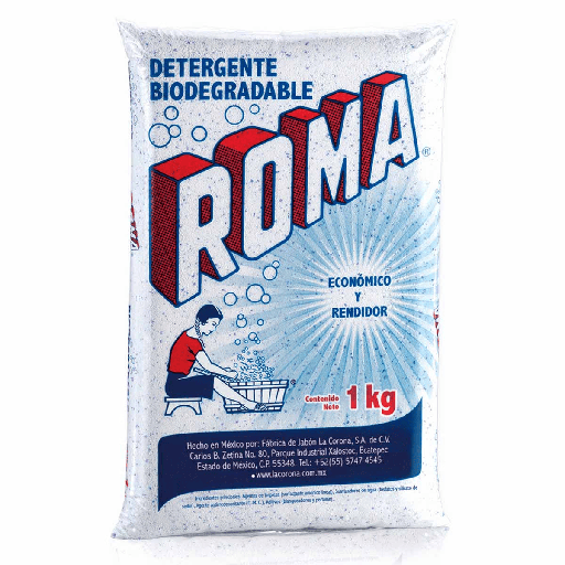 [ROMA 1KG] Detergente Roma en Polvo 1kg