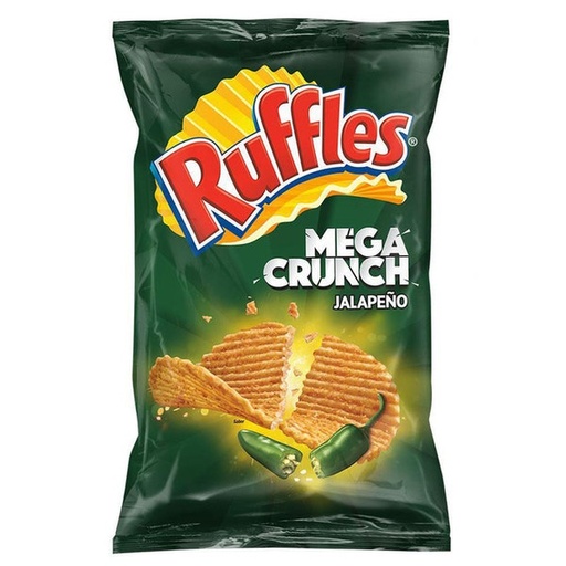 [RUFFLES JALAPEÑO 48GR] Papas Fritas Ruffles Mega Crunch Jalapeño 48gr