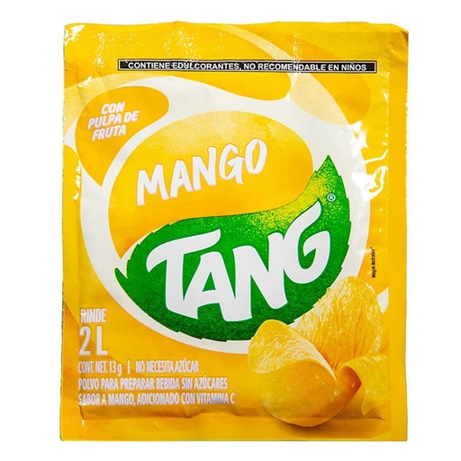 [TANG SABOR MANGO 13GR] Polvo para Preparar Bebida Tang Sabor Mango 13gr