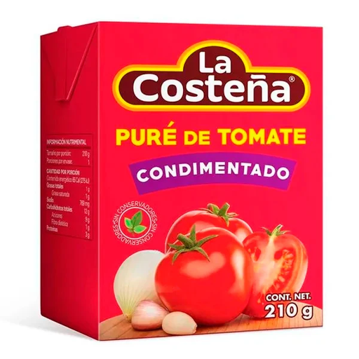 [COSTEÑA PURE TOMATE 210GR] Puré de Tomate La Costeña Condimentado 210gr