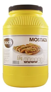 [SALSA DE MOSTAZA BACHI 3.8KG] Salsa de Mostaza Bachi 3.8kg